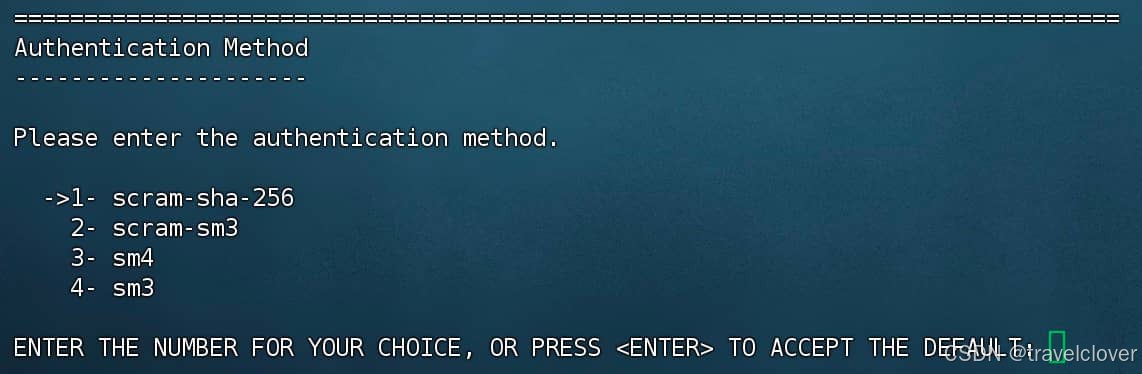 设置身份认证方法