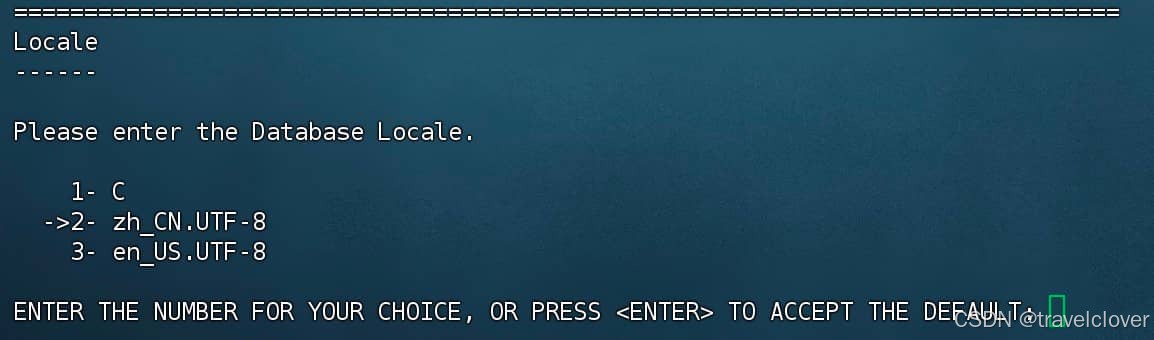 设置数据库区域