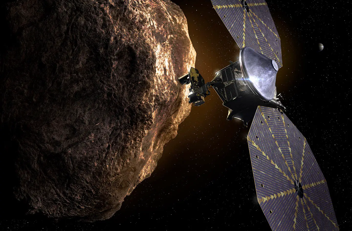 Lucy-Spacecraft-at-Trojan-Asteroid.webp